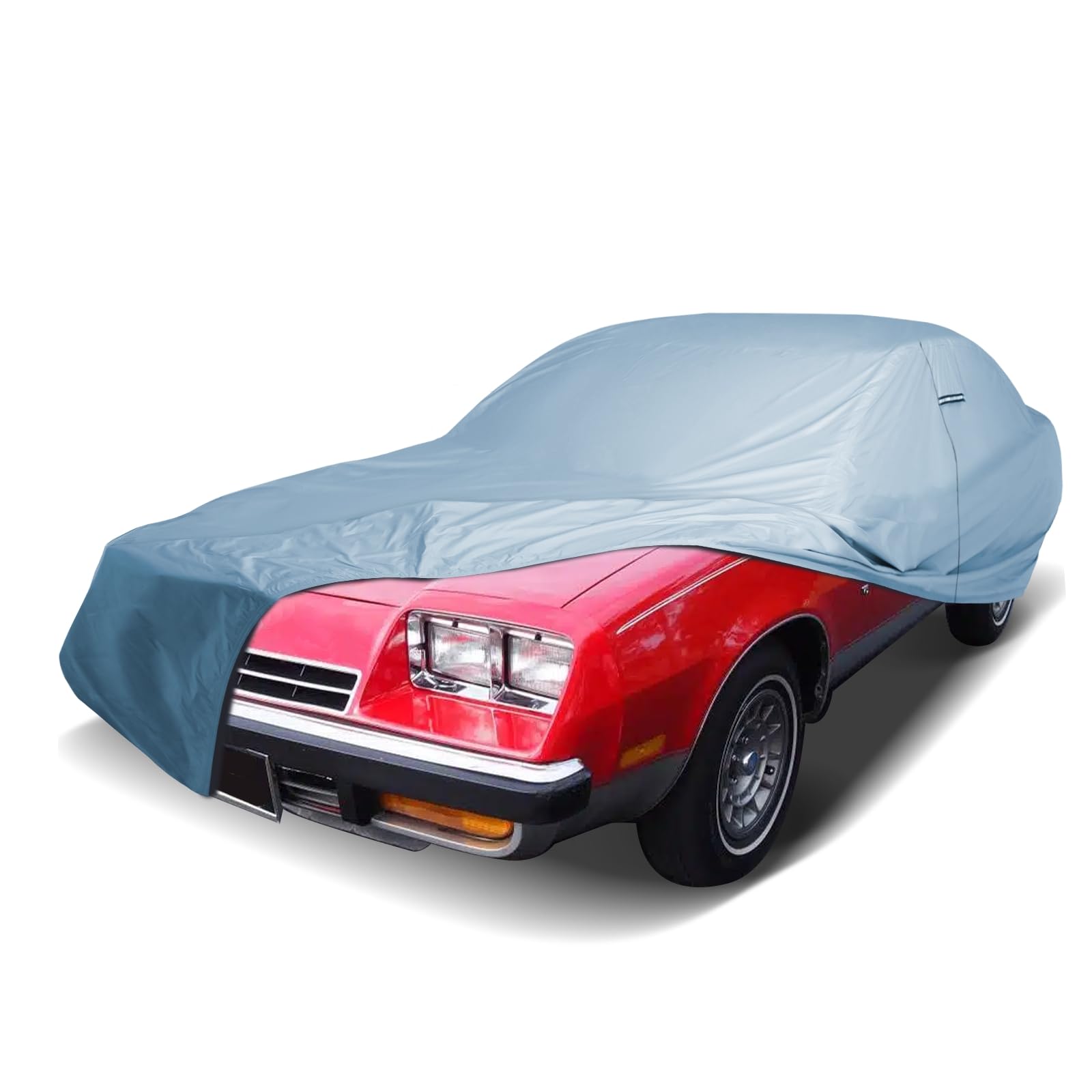 iCarCover Fits [1964-1972 Buick Skylark] Premium Custom Car Cover Waterproof All Weather Resistant Outdoor Indoor Sun Snow Storm UV Protection Form-Fit Padded Cover with Straps Sky Gray 8. Buick Skylark 1964-1972