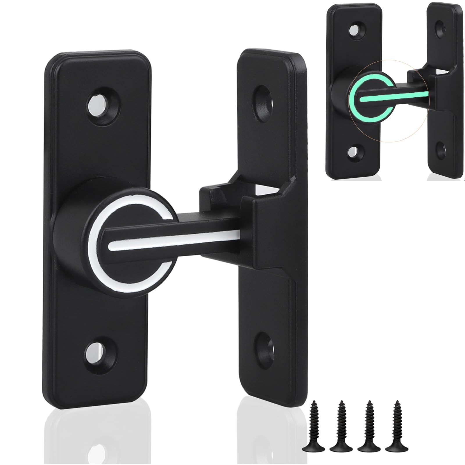 90 Degree Barn Door Lock Heavy Duty Luminous Sliding Door Desertcart