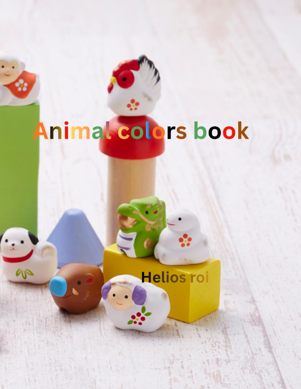 Animal colors book: Simple & Big Animal Coloring Book for Toddlers and Kids, Great for Learning and Creativity