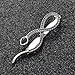 Asienice Silver Snake Tie Pin Unique Black Tie Clip For Men Fashion Tie Clip Fun Accessories