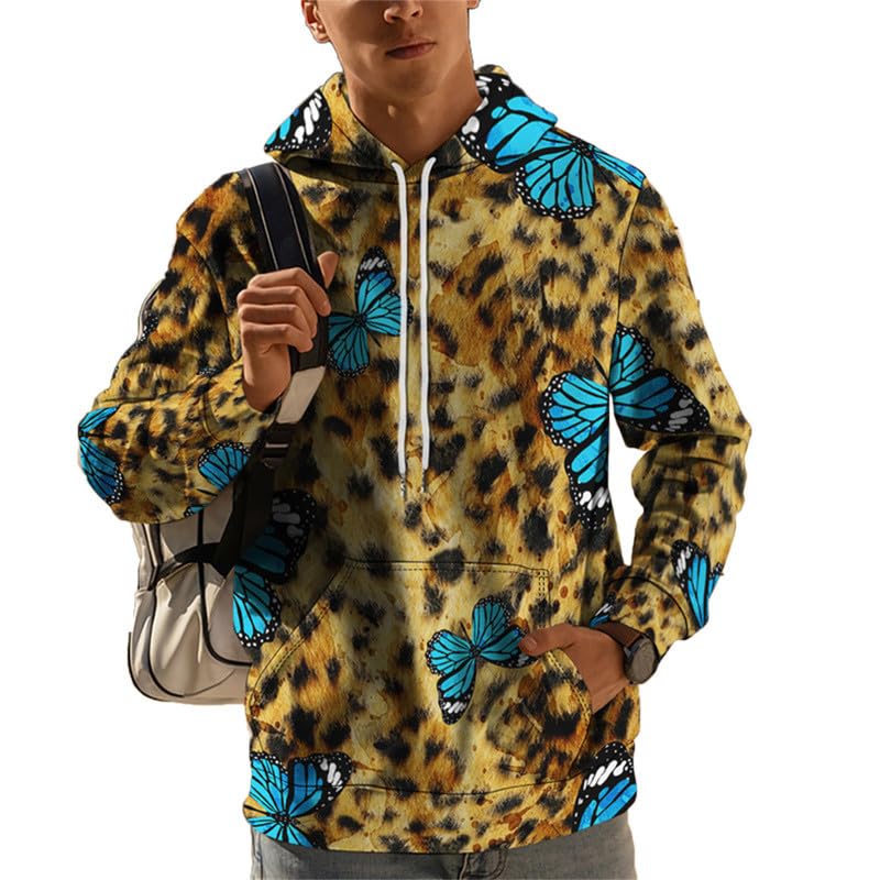 Sweat-shirt homme à capuche style hip hop confortable pour l'automne hiver