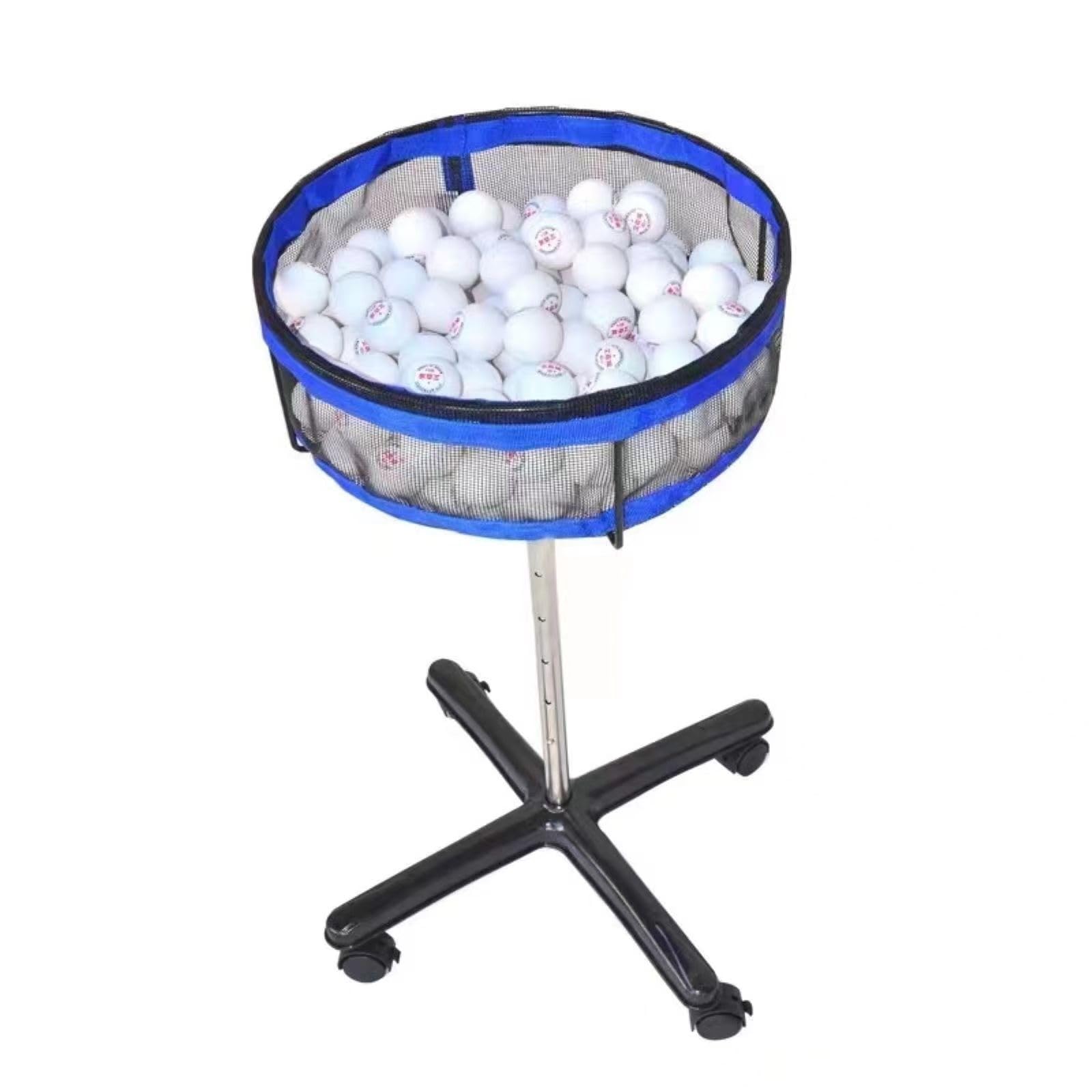 Raccoglitore Di Palline Da Ping Pong, Raccoglitore Mobile Di Più Palline, Raccoglitore Di Più Palline Da Allenamento Regolabile In Altezza Per Sport All'aperto/allenamento/golf/tennis/badminton Ecc. (