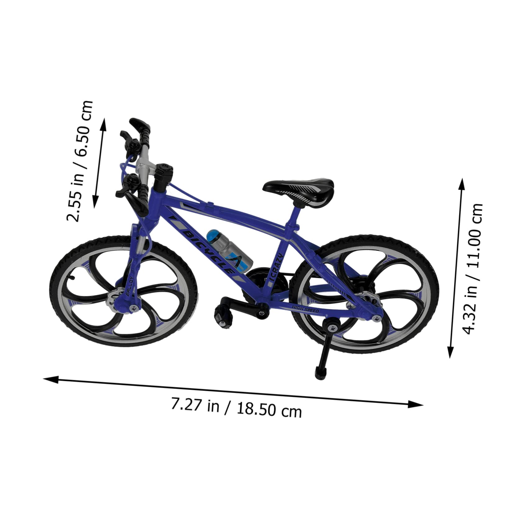 SUPVOX Mini Finger Bike Toy Fingertip Movement Game for Boys and Girls Adults Alloy Finger Bikes Hand Coordination and Flexibility Trainer