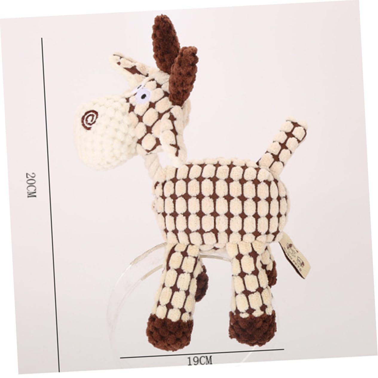 Beavorty 3 Piezas Perro de Peluche de Juguete mordedura de Mascota Jugando Juguete Juguetes Juguete Perro Indestructible Juguete para Mascotas Burro Mascota de Juguete Peludo Animal