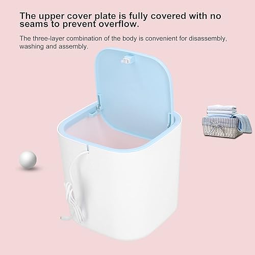 Miniatura 4 de Lavadoras portátiles, lavadora de alta capacidad, lavadora de ropa interior portátil, calcetines, ropa de bebé, toalla USB para apartamentos,