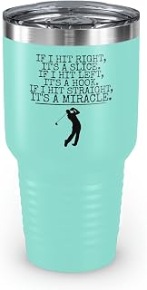 Teegarb Letter Blanket Vaso de acero inoxidable de 30 onzas, colores divertidos, golfistas, hombres y mujeres, mordaza, sarcasmo, deportes, novedad, golf, padres, competencia, 30 onzas, verde azulado
