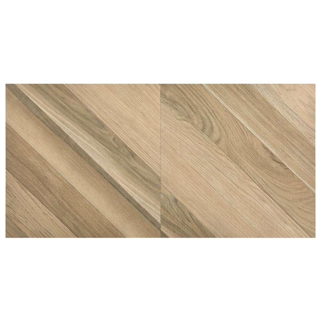 Materiały budowlane, wykładziny podłogowe i dywanSamoprzylepne deski podłogowe 55 szt. PVC 5,11 m² Brązowe paski