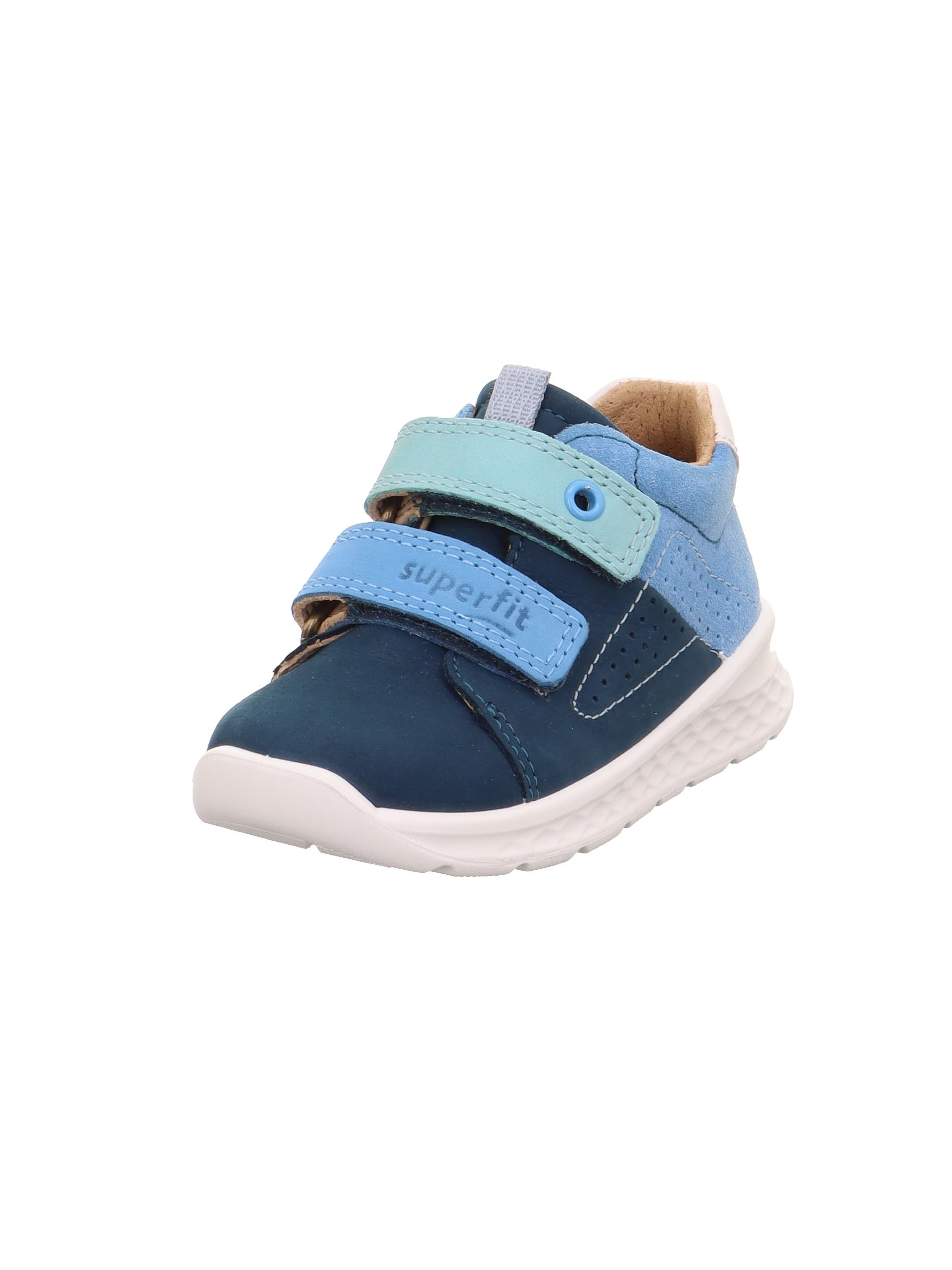Superfit Boys' Breeze First Walking Shoes, Blue Light Blue 8030, 4.5 UK Child