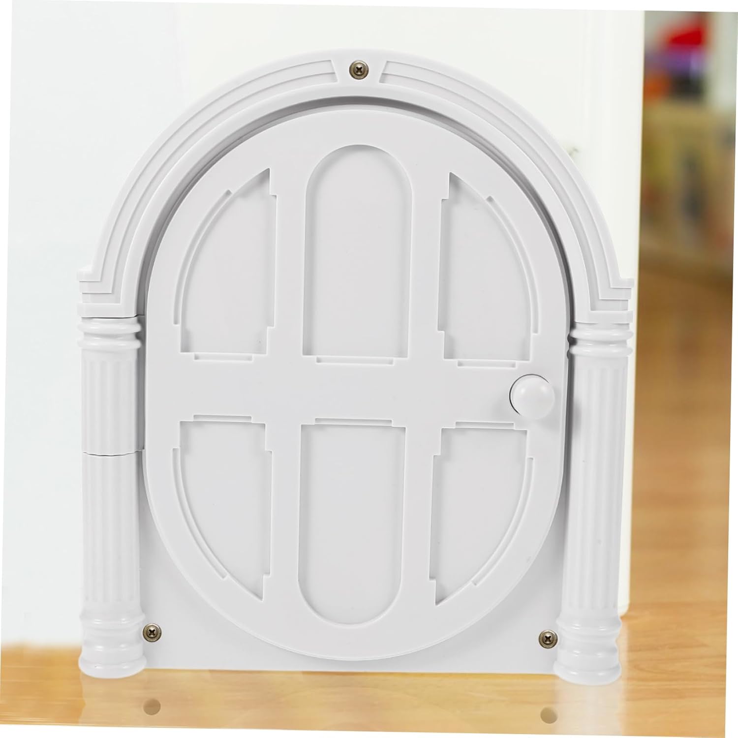 Cat Door Interior for Easy Pet Access Plastic Cat Dog Door Replacement Noise Reducing Sealing Design Fits Standard Doors Reliable for Indoor Use