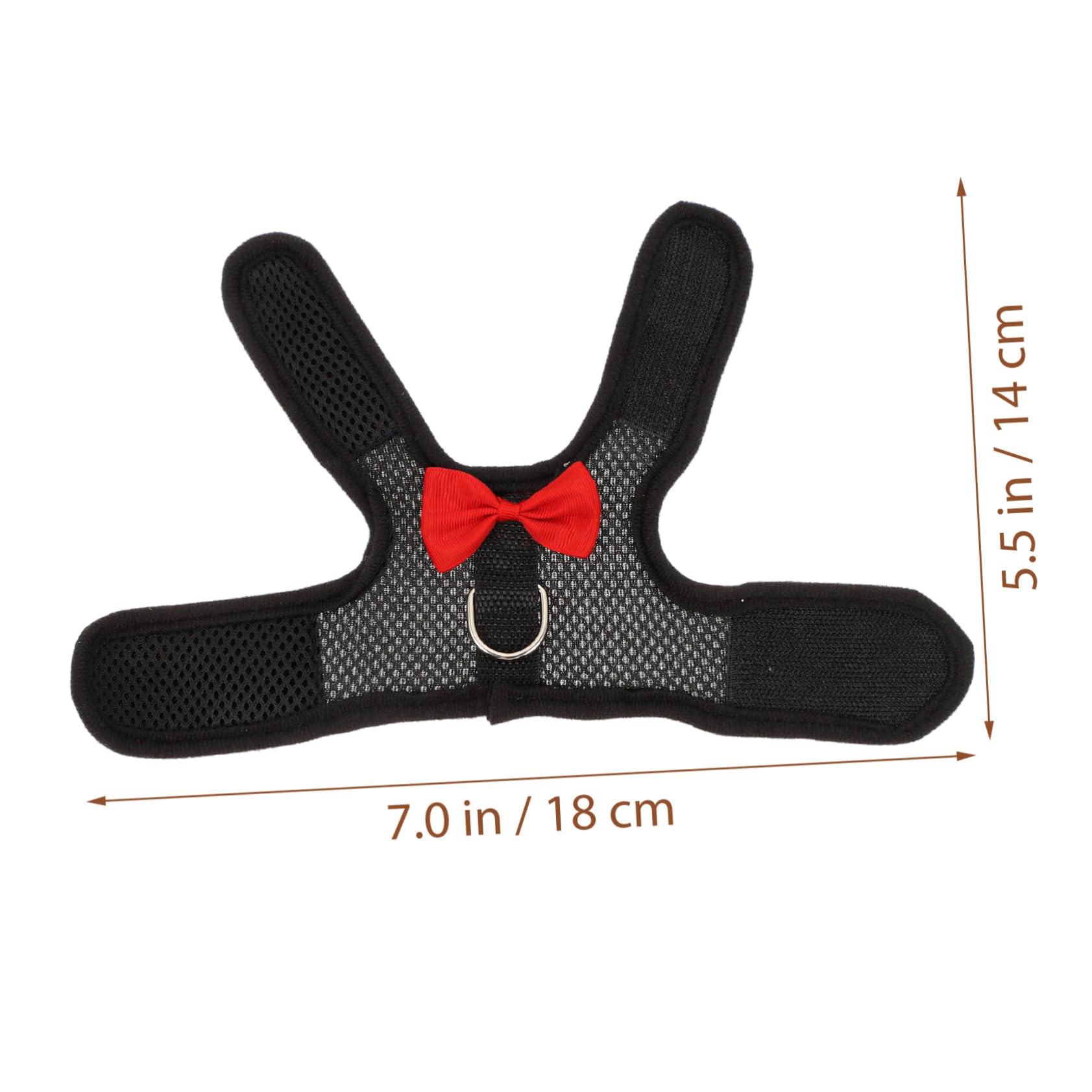 BUGUUYO Bunny Accessories Rabbit Harness Walking Rabbit Leash Outdoor Harness Mesh Vest Breathable