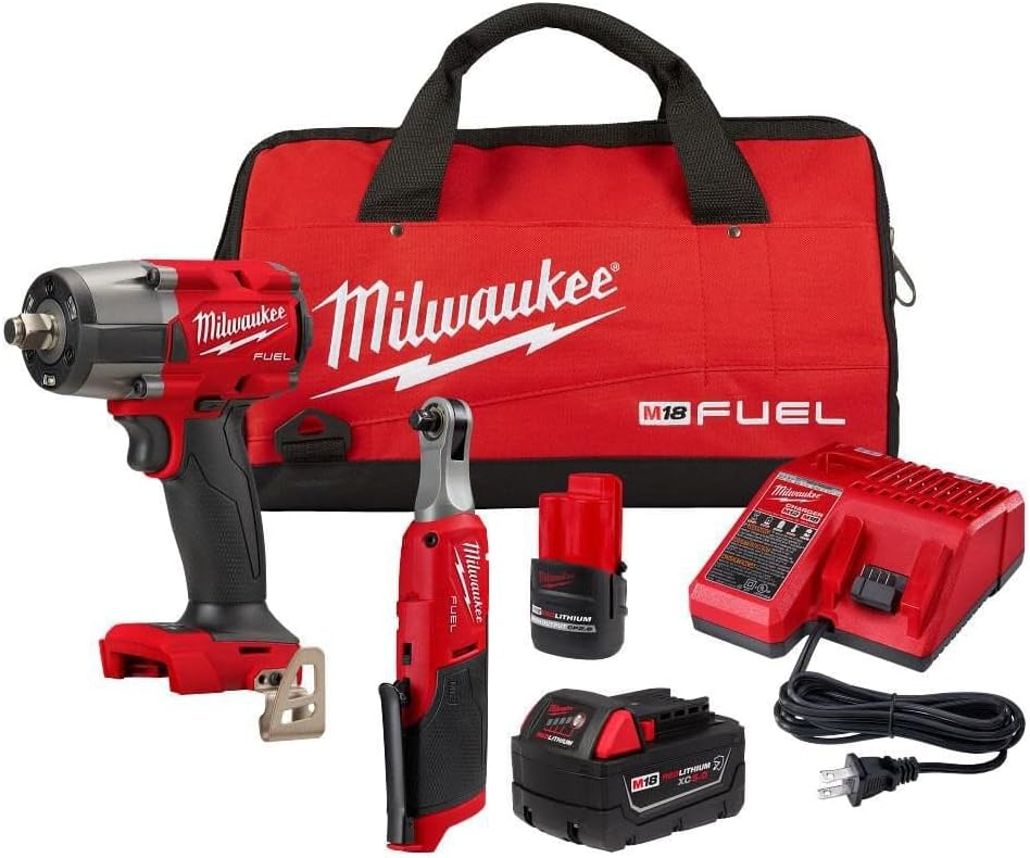 Milwaukee Electric - M18 Fuel and M12 Fuel 2-Tool Combo KIT
