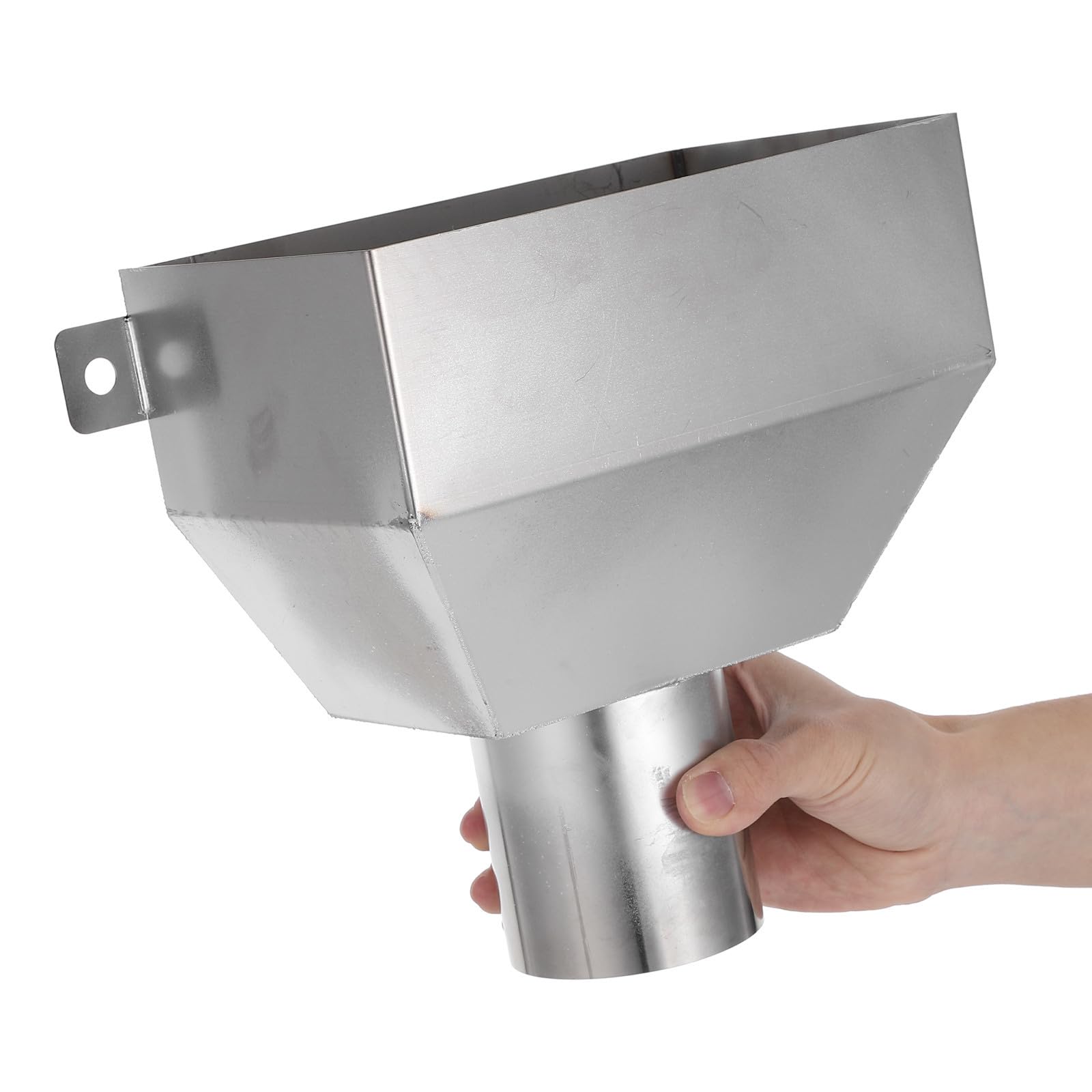 Colector de Bajantes para Tejado Redondo, de Acero Inoxidable 304