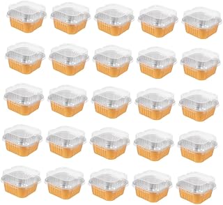 Square 150ml Non-Stick Lava Chocolate Cake Molds Food-Grade Silicone Baking Cups for Cupcakes Muffins and Tarts for Home Baking and Dessert Preparation
