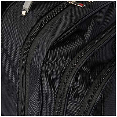 Mochila Executiva, Swissland, Unissex, Preto/Azul