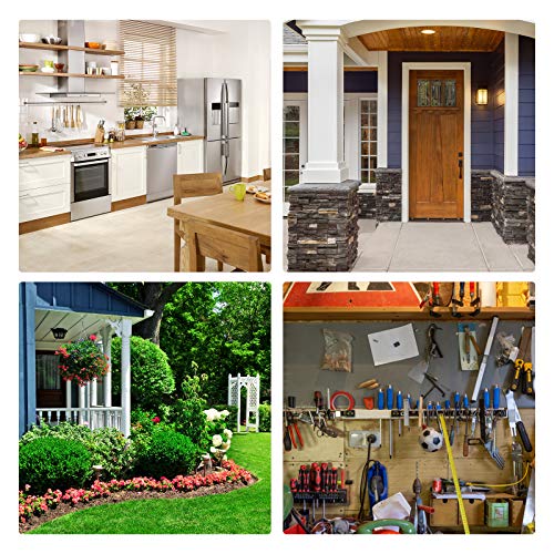 150 pezzi Ganci a vite,Ganci Avvitabili,7 Misure