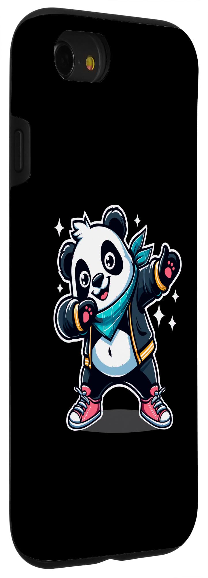 Funny Dabbing Panda Dab Dance Cool Panda Lover Case for iPhone SE (2020) / 7/8 - Image 3