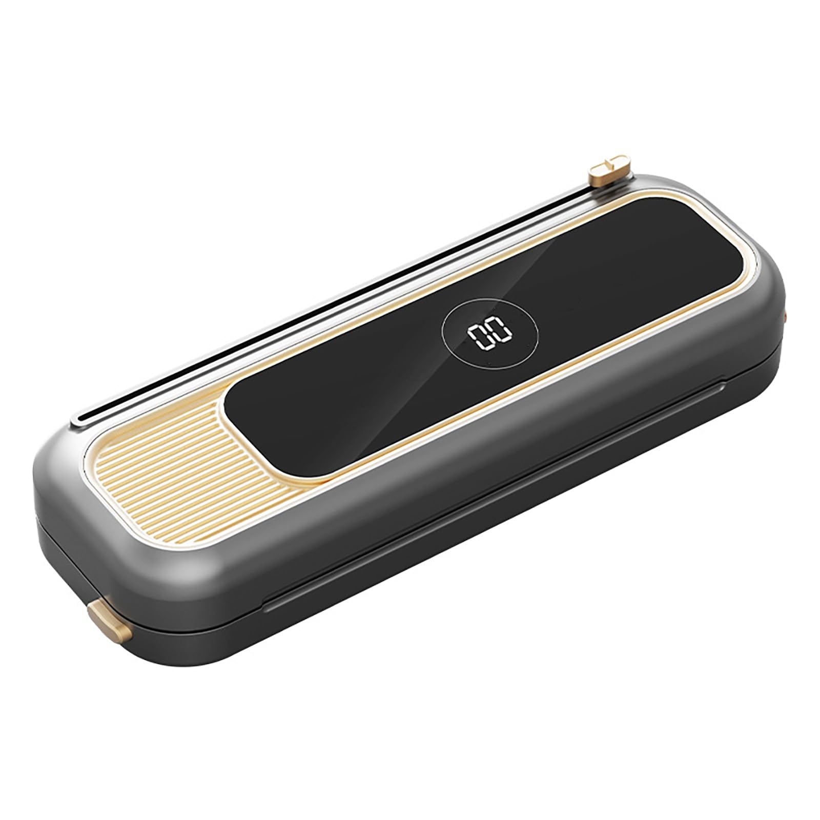 Scellante Sous Vide Automatique avec Coupe-sac Intégré, Aspiration Puissante pour La Conservation Des Aliments, Appareil de Cuisine Compact(Gray)