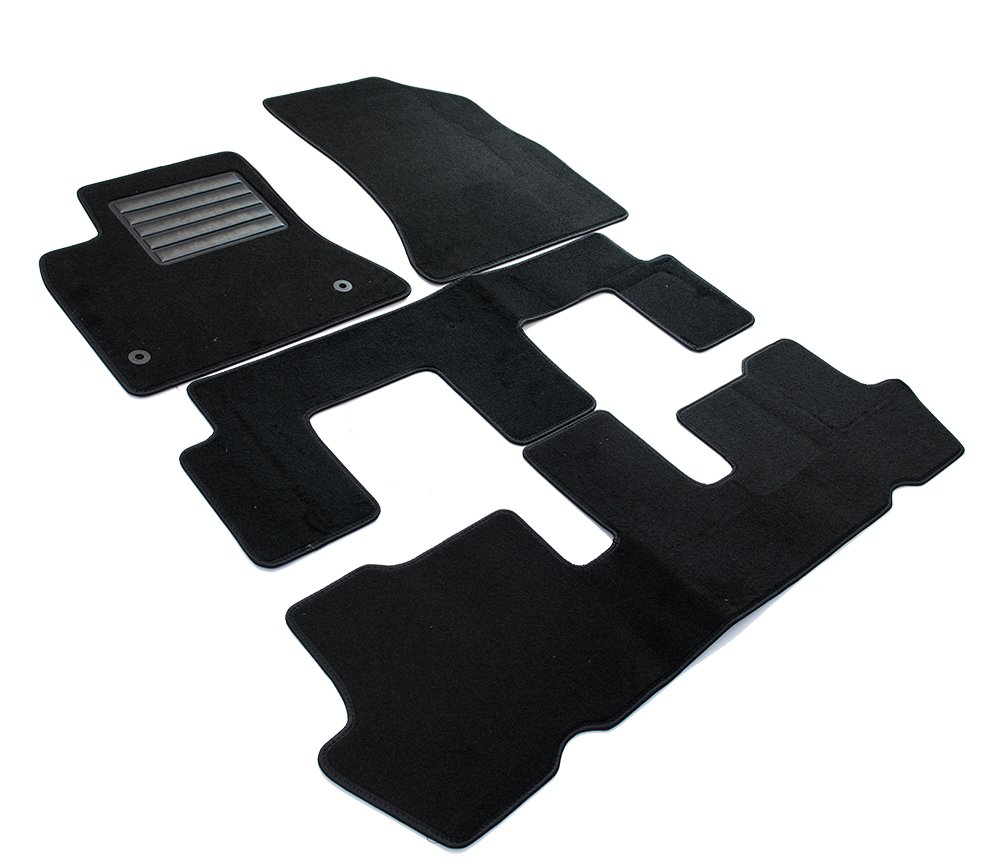 MDM SP-595 Floor Mats Velour Car Mat Suitable for Citroen C4 Grand Picasso I 7 Seats 10.2006 > 06.2013