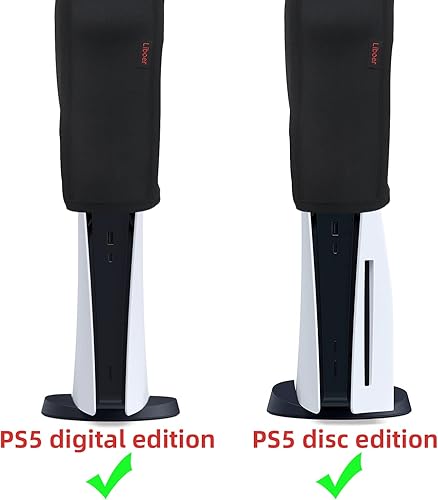 Miniatura 3 de pS5 - Cubierta protectora contra el polvo para consola de juegos PS5, lavable, pS5, accesorios para la cubierta contra el polvo, edición digital y