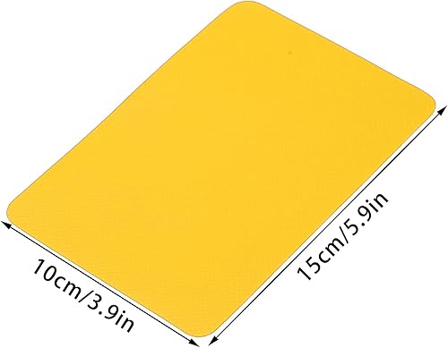 Miniatura 7 de Astibym Kit de parches de reparación, juego de parches de PVC profesional 6 piezas para kayak (amarillo), navegación