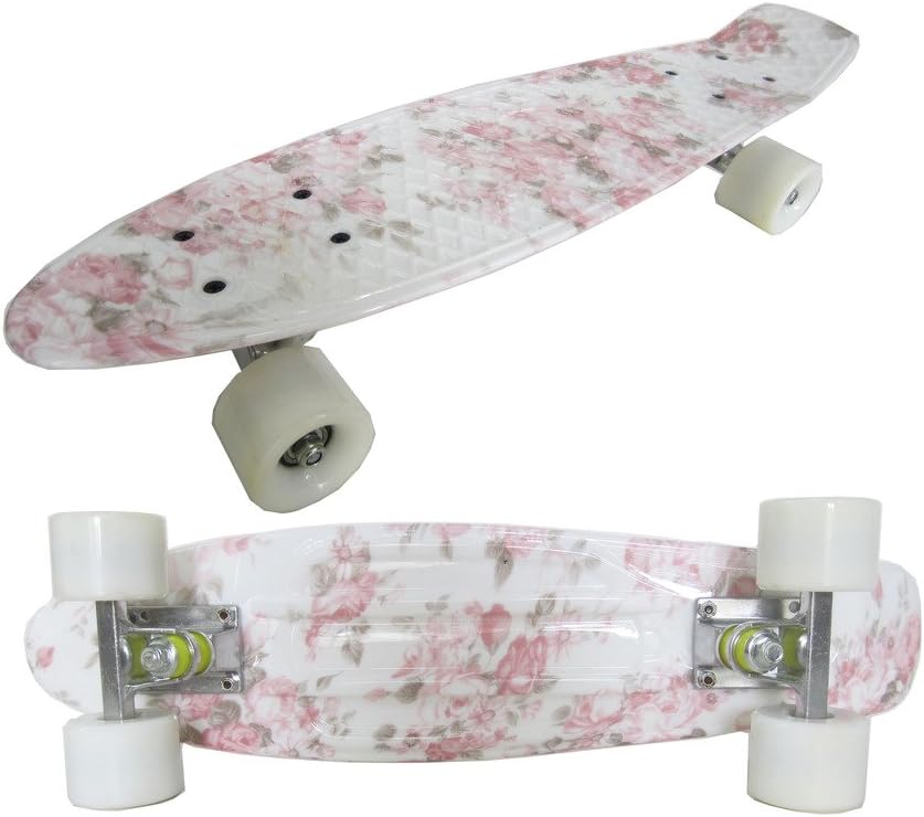 DreamFair Cruiser Custom Board Graphic Complete Skateboard Pink 22-Inch