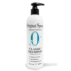 Original Sprout Classic Shampoo for All Hair Types Sulfate Free and Vegan Shampoo 12 oz Bottle