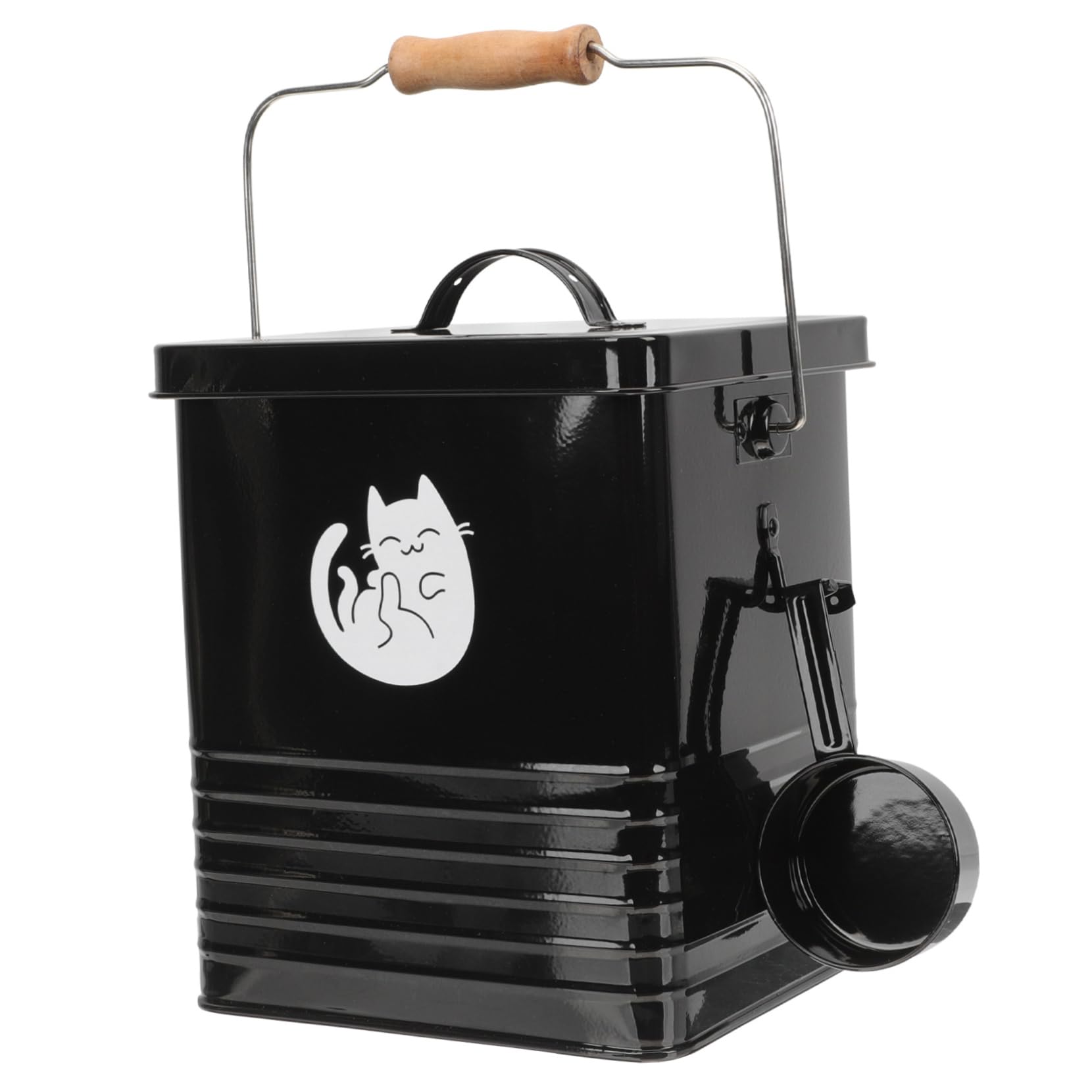 1set Contenitore Per Snack Di Gatti e Cani Pratico Con Cucchiaio Design Leggero e Sicuro Per Alimenti Animali Domestici Per Casa e Cucina Resistente e Facile Da Trasportare