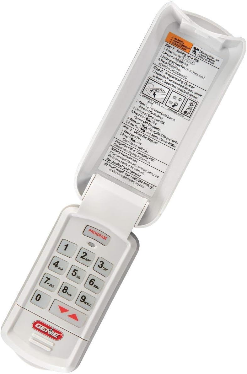 Genie Wireless Keyless Keypad, with Intellicode Security Technology, for Genie Garage Door Openers, GK-R (Limited Edition)