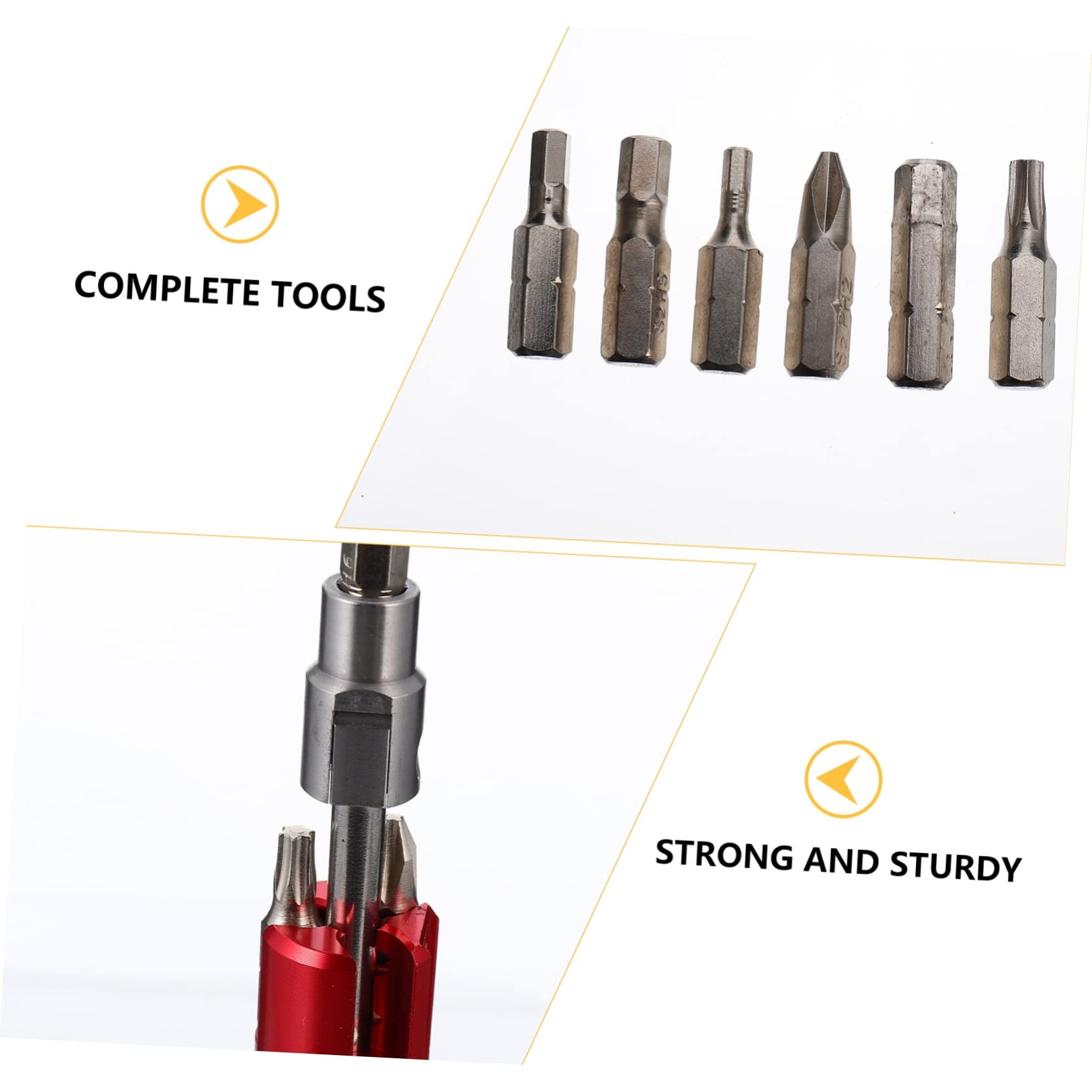 BESPORTBLE 2 Pz Strumenti per La Riparazione Kit Cacciavite a Cricchetto Cacciavite a Cricchetto per Bici Mini Cacciavite a Punta Mini Bici Ruotare Gruppo Tondo Precisione Lega di Alluminio