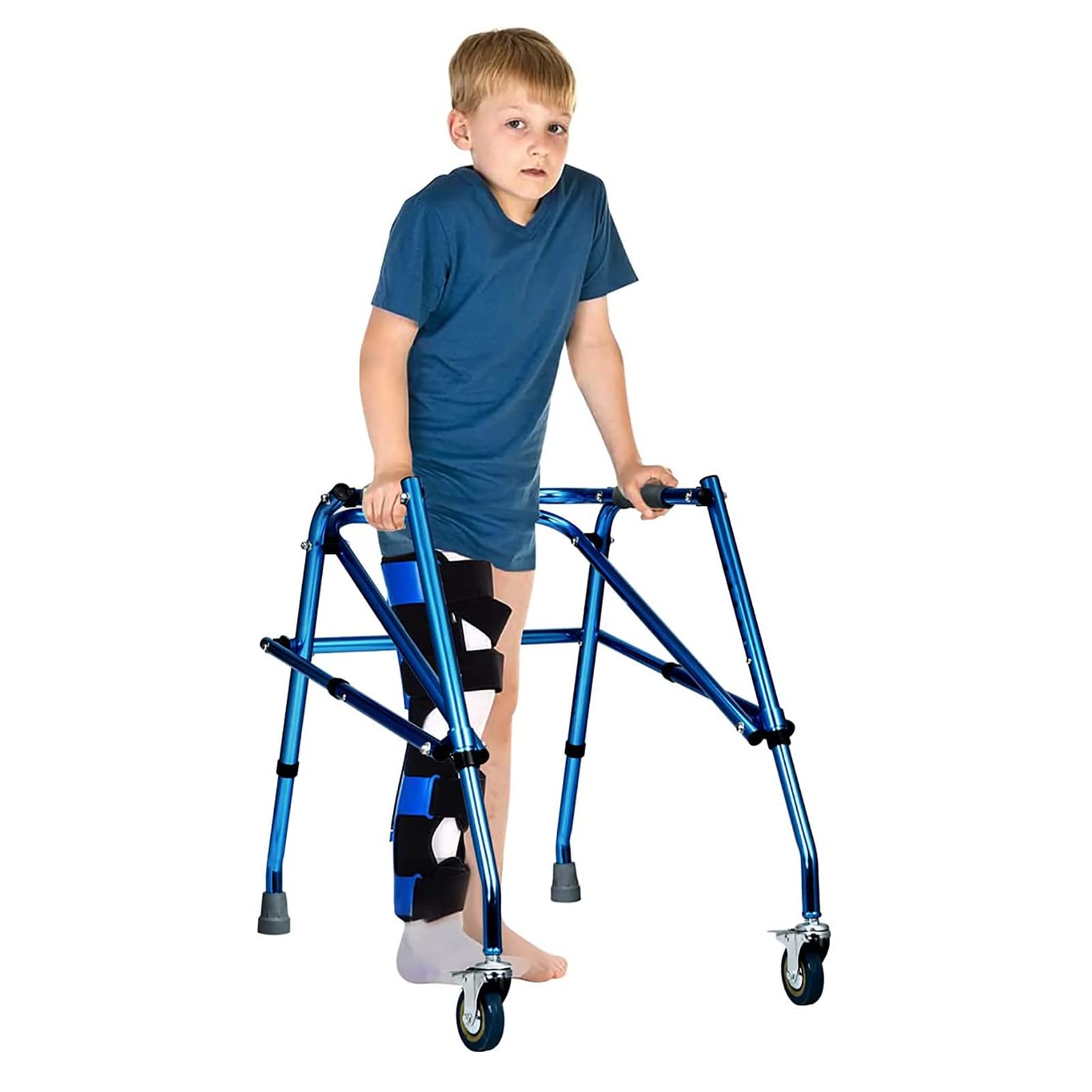 Buy LLA Folding Walker for Kids with Wheels, Rolling Upright Rolling