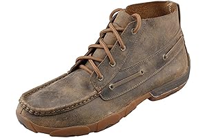 Men's Lace-Up Chukka Driving Moc with CellStretch: Twisted X Driving Mocs