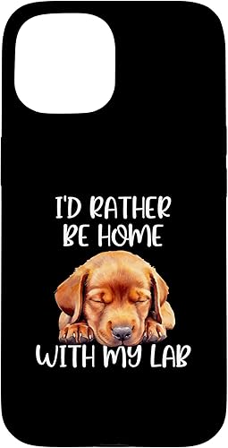 Miniatura 10 de Funda para iPhone 11 Pro Max Fox Red Lab Mom Dad I'd Rather Be Home Labrador Retriever