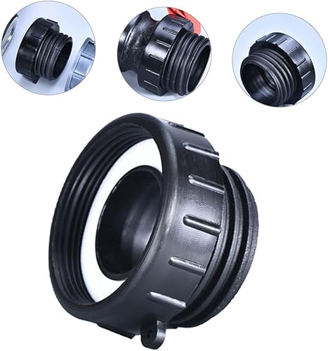 Miniatura 6 de NOLITOY Conector de tanque adaptador de rosca fina a gruesa de 2.362 in para manguera de jardín