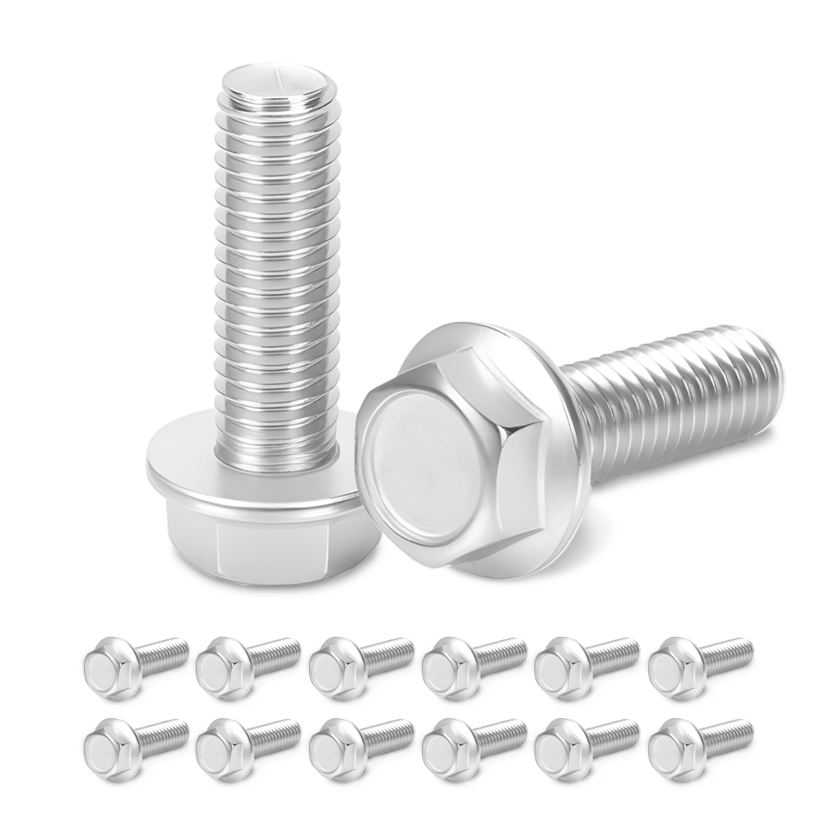 Ijuicy 14 PCS Differential Cover Bolts, M8 1.25 X 20mm 304 - View #13
