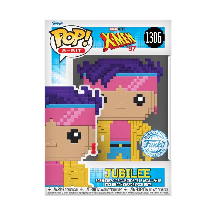Funko Pop 8-Bit X-Men Jubilee Figure 1306 - Image 2