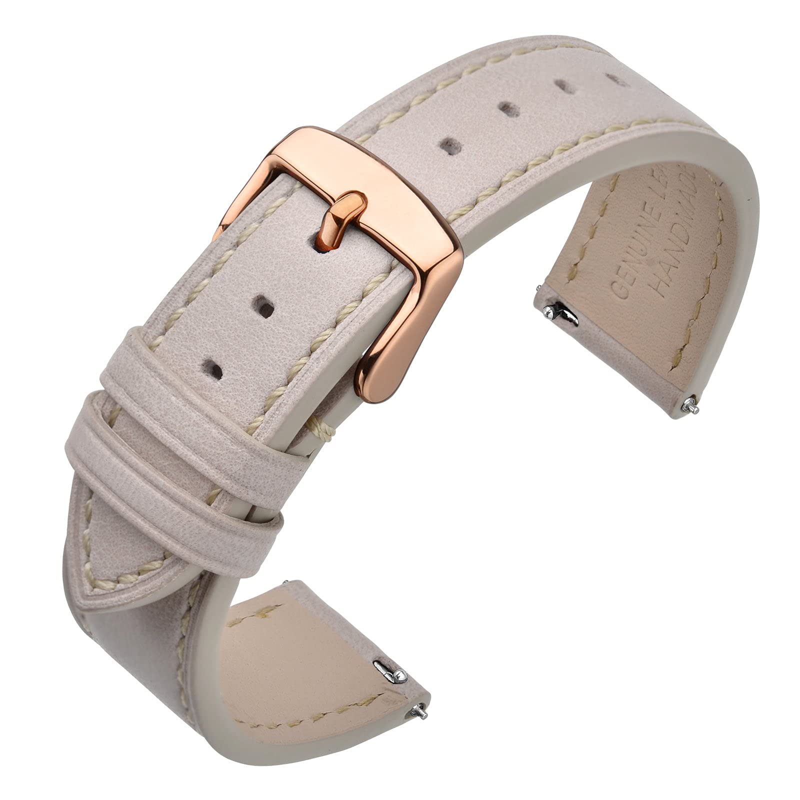 Watch Straps 16mm 17mm 18mm 19mm 20mm 21mm 22mm - Classic Oil Wax Leather Quick Release Watch Band