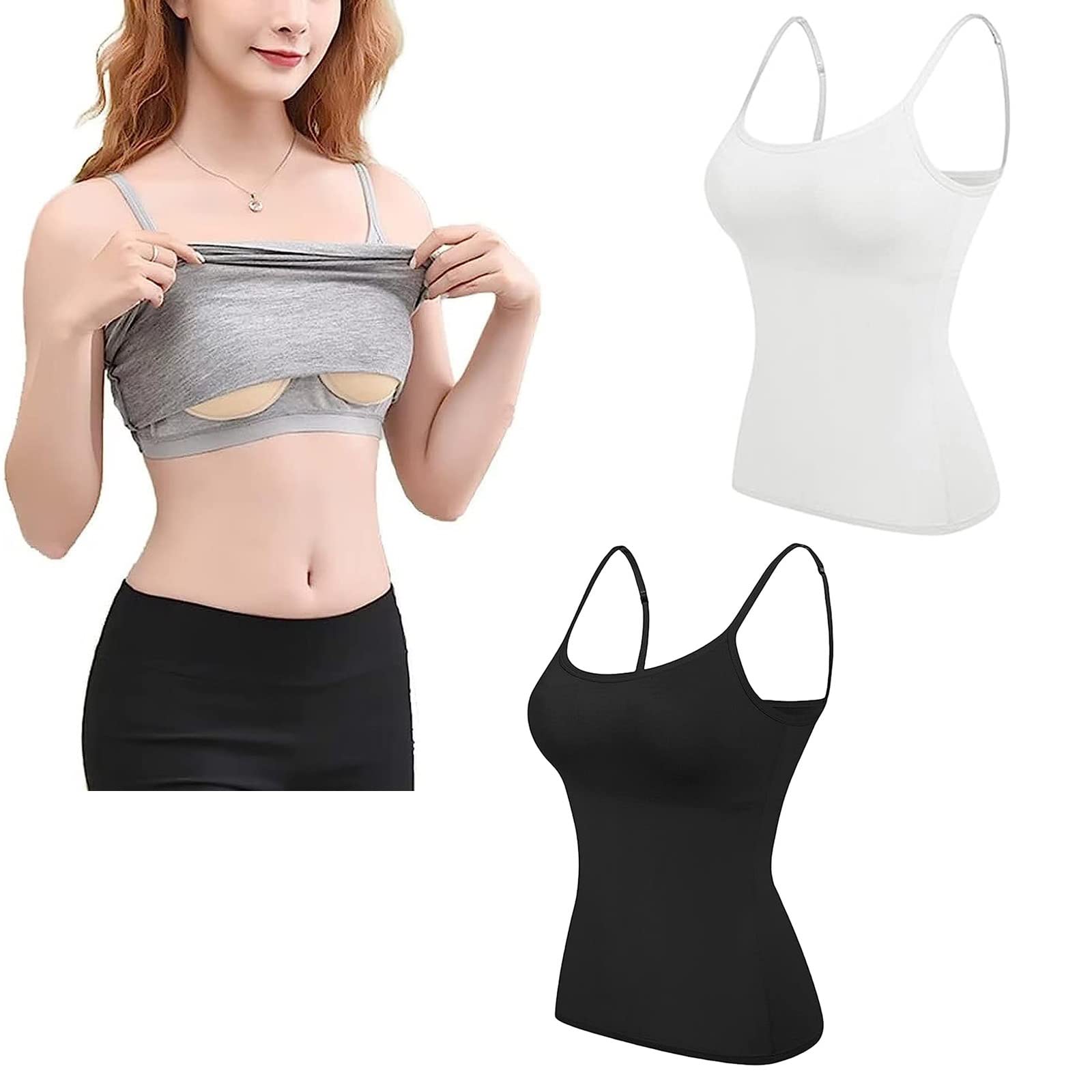 Last Day 75% Off - Tank With Built-In Bra - Suneefay