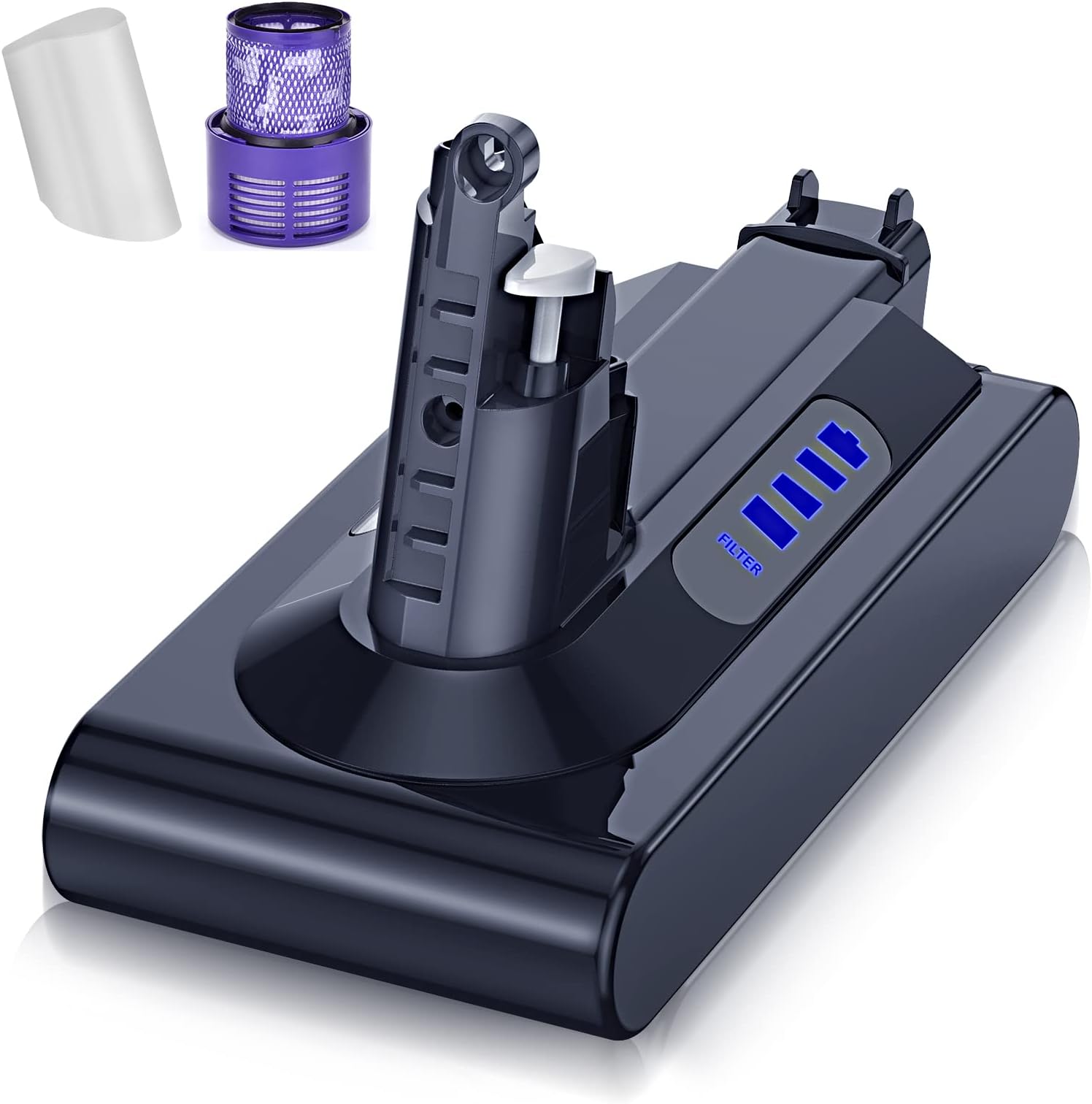 V10 Battery Replacement for Dyson 5000mAh 25.2V V10 Battery Compatible with Dyson V10 Animal V10 Absolute V10 Motorhead SV12 V10 Fluffy Cordless Stick Vaccuum Cleaner