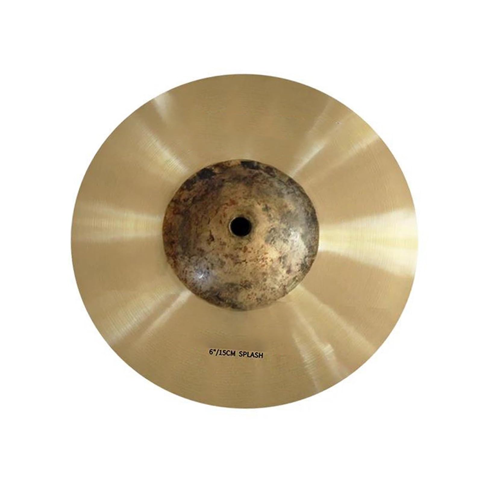 Piatti Per Batteria Piatto da 6" in lega di bronzo Splash piatto martellato a mano per batteria
