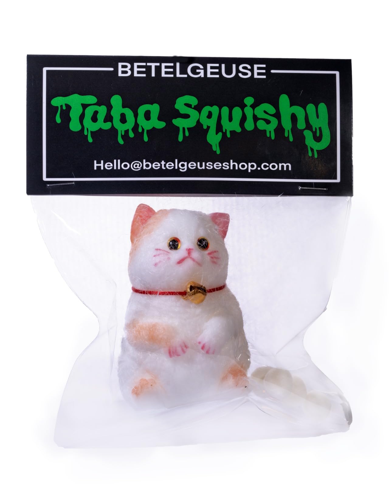 Generic Betelgeuse Taba Squishy Cat; Animal Squeeze Toy; Kid's Stress Relief Fidget Toy; 5cm x 10cm x 10cm; Manual Operation; Silicone Material; No Assembly Required; Unisex; Random Color