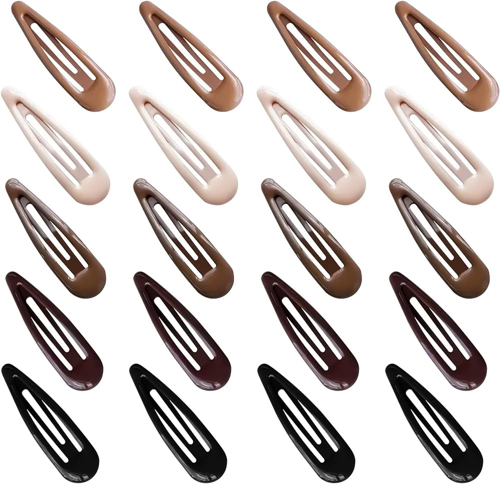 Diversa Dark Coffee Colour Matt Tic Tac Stylish Hair Clip, Hairpin Set for Toddlers, Women and Girls- Multicolor, (Pack of 10) (B0CVTR4DS6) Amazon Price History, Amazon Price Tracker