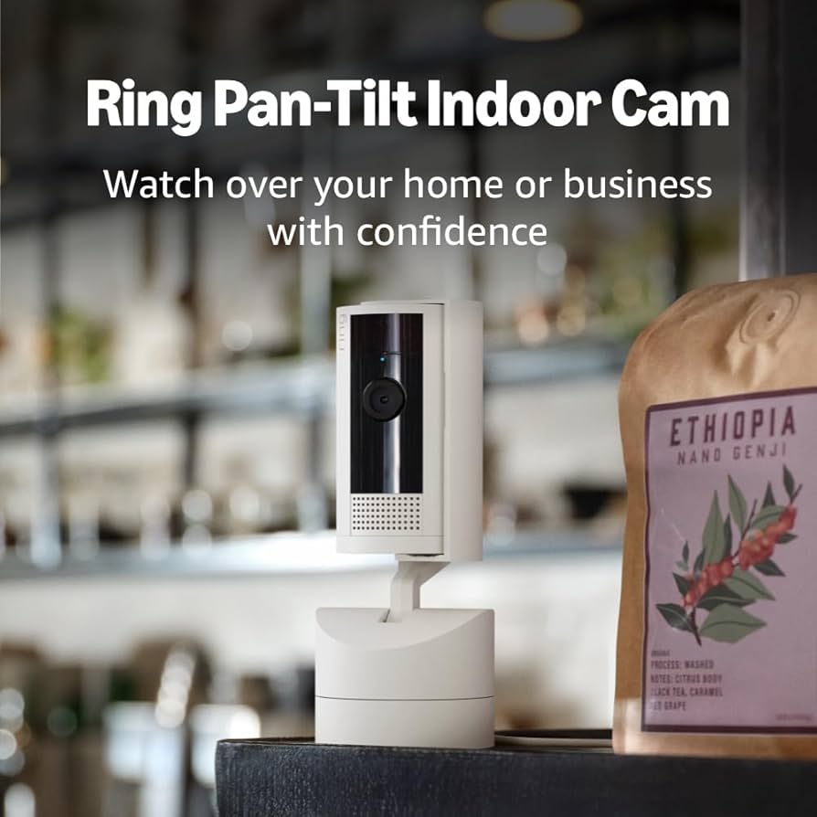Ring Pan-Tilt Indoor Cam | White | Amazon
