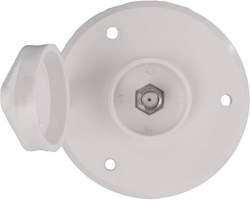 Miniatura 7 de RecPro Placa de TV por cable RV  Conector de cable coaxial  Opción en blanco o negro  1 o 2 opciones (negro, 1 toma)  Fabricado en Estados Unidos