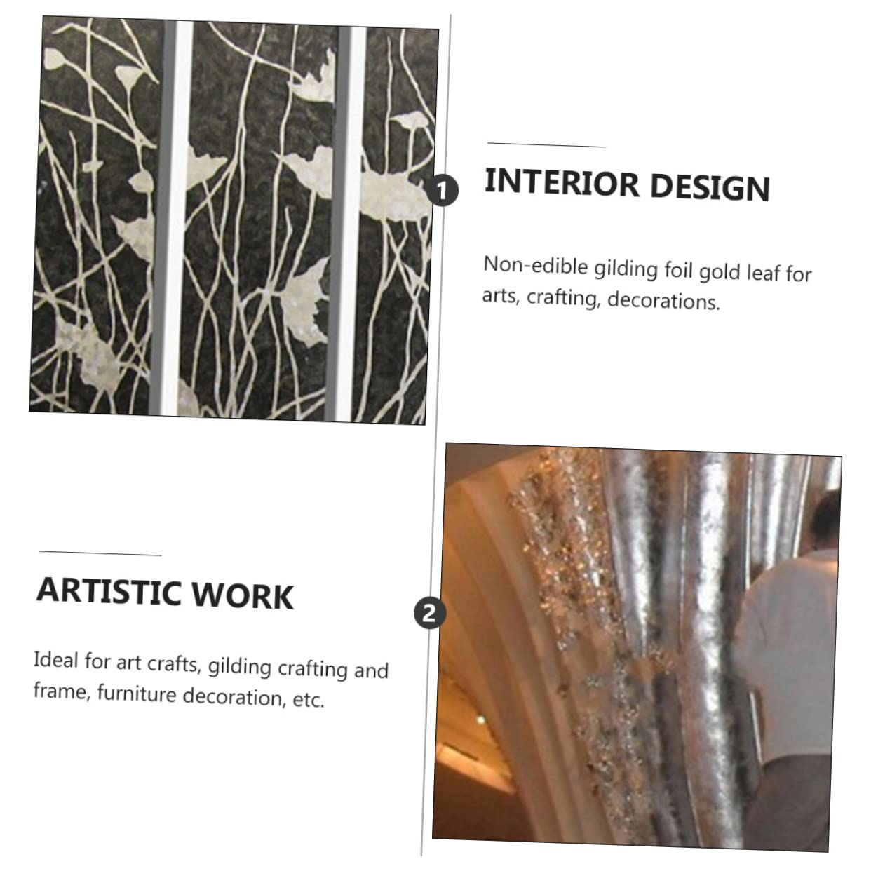 600stücke Silberne Folienblätter Für Bastelarbeiten Imitation Gilding Foil Dekoration Für Kunstprojekte Bastelbedarf Vielseitig Einsetzbar