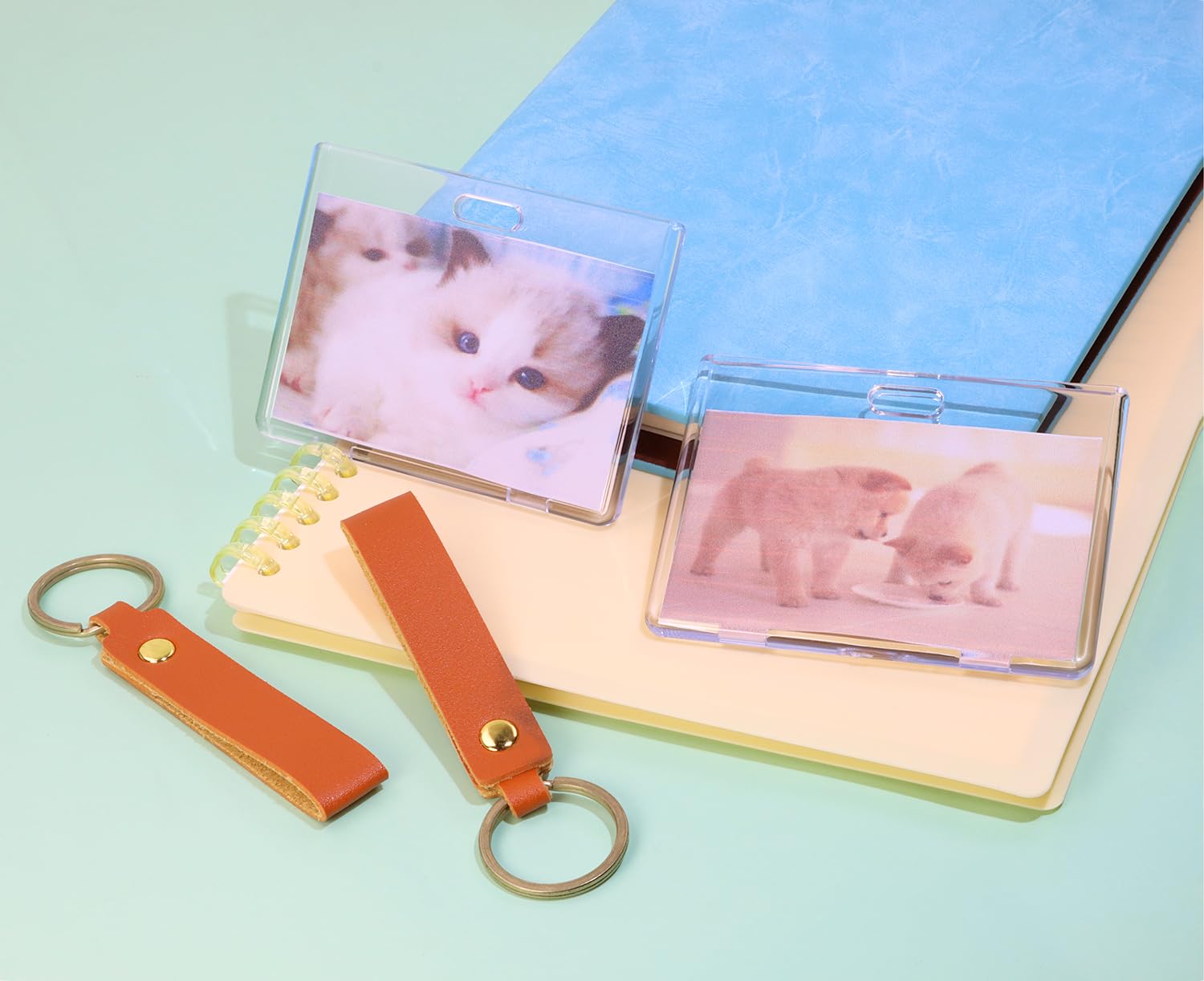 Amazon | ONLYKXY アクリルカードスリーブ クリアハードプラスチック