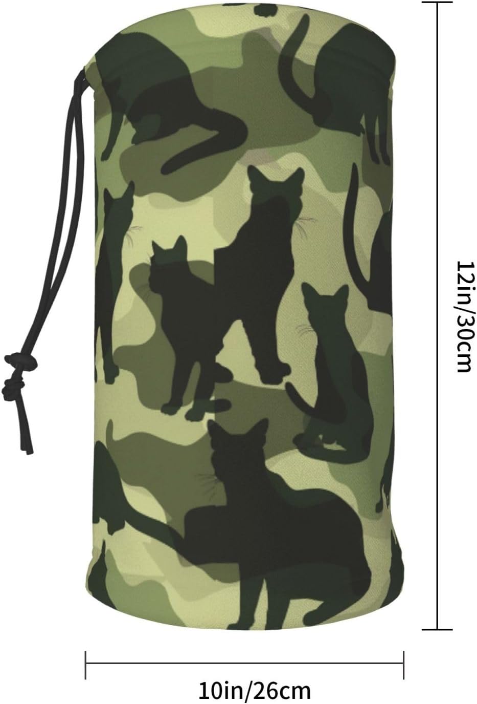 Winter Face Mask Elastic Headband Cold Weather Neck Warmer for Men Women, Camo Cat Shadow Adjustable Neck Gaiter