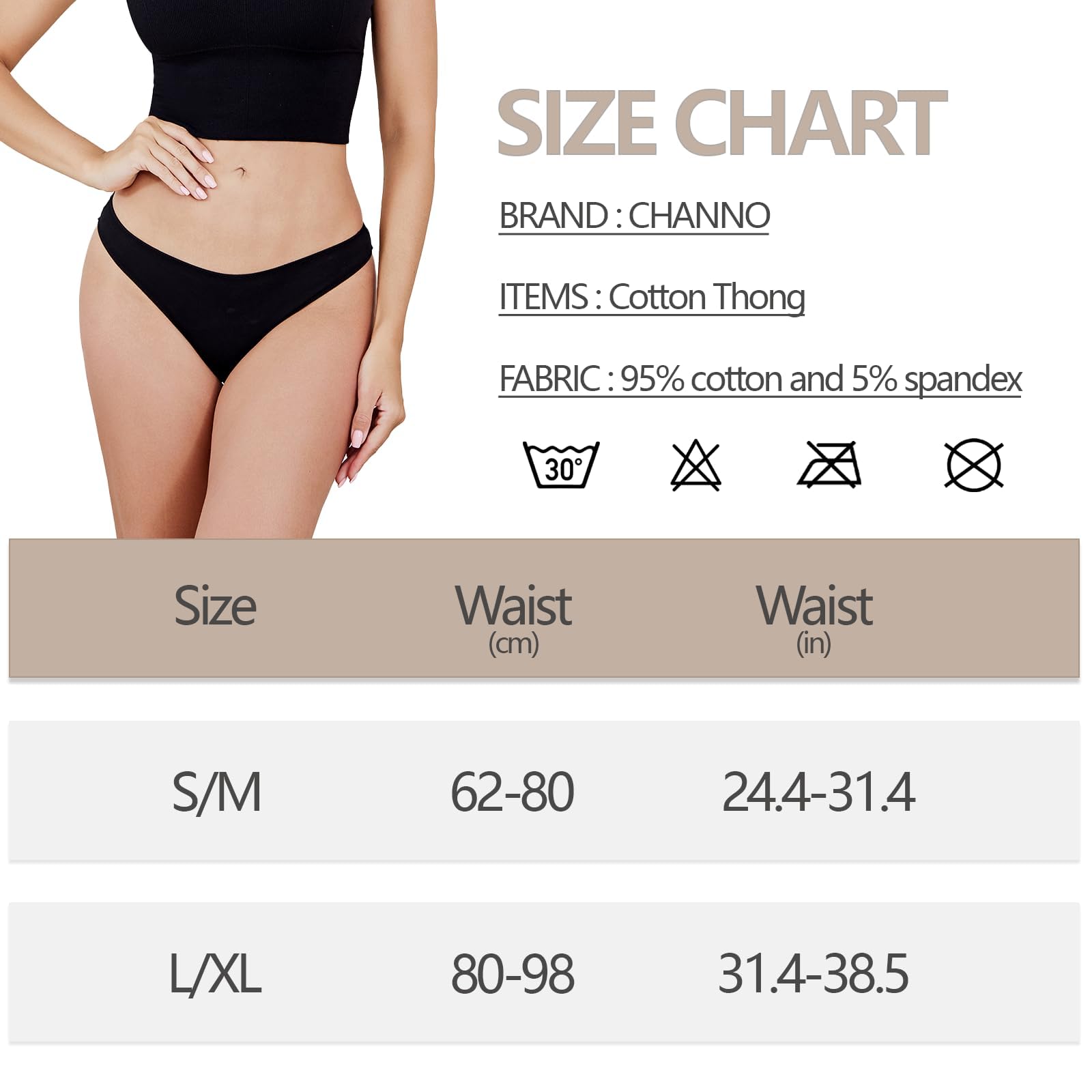 Tanga in Cotone Liscio con Finitura Sottile Che Non segna. Comodi, Morbidi ed Elastici. Progettati in Spagna