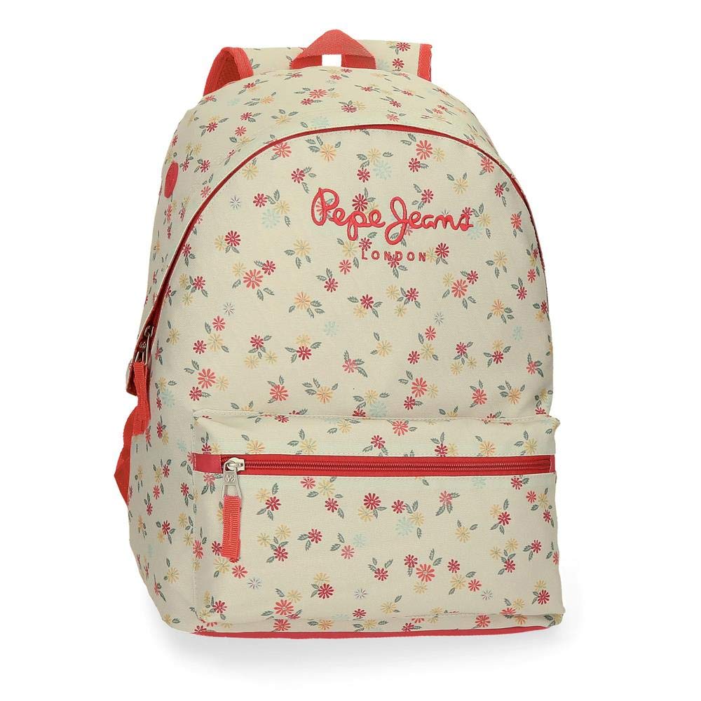 Pepe Jeans Joseline Backpack Adaptable to Trolley Multicoloured 31x42x17,5 cms Polyester 22.79L