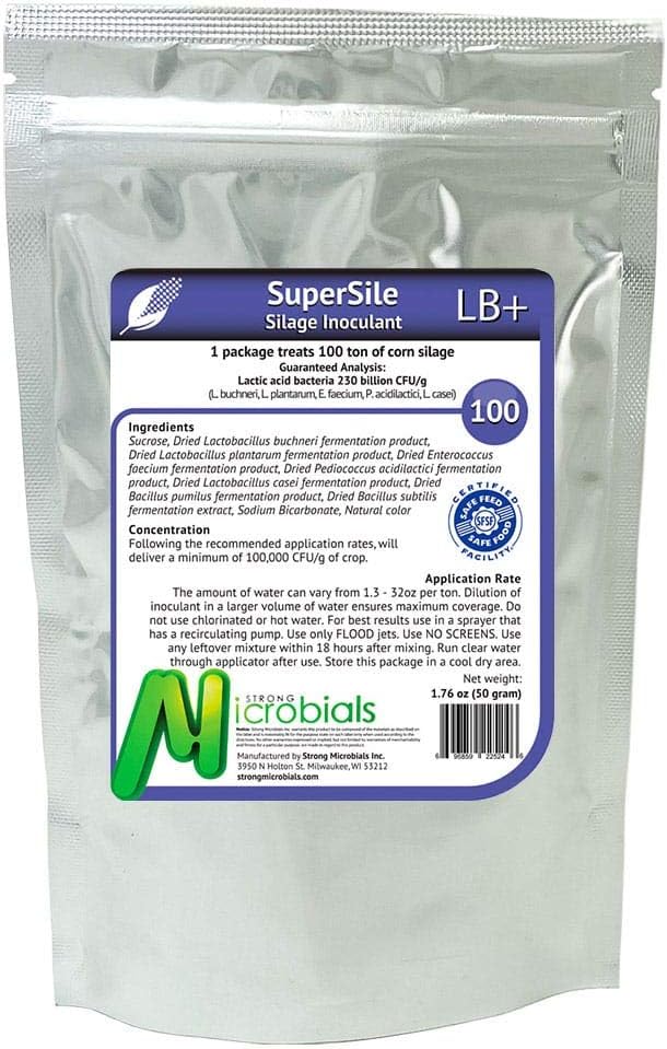Silage Inoculant +LB (L. buchneri), 100 Ton Treatment