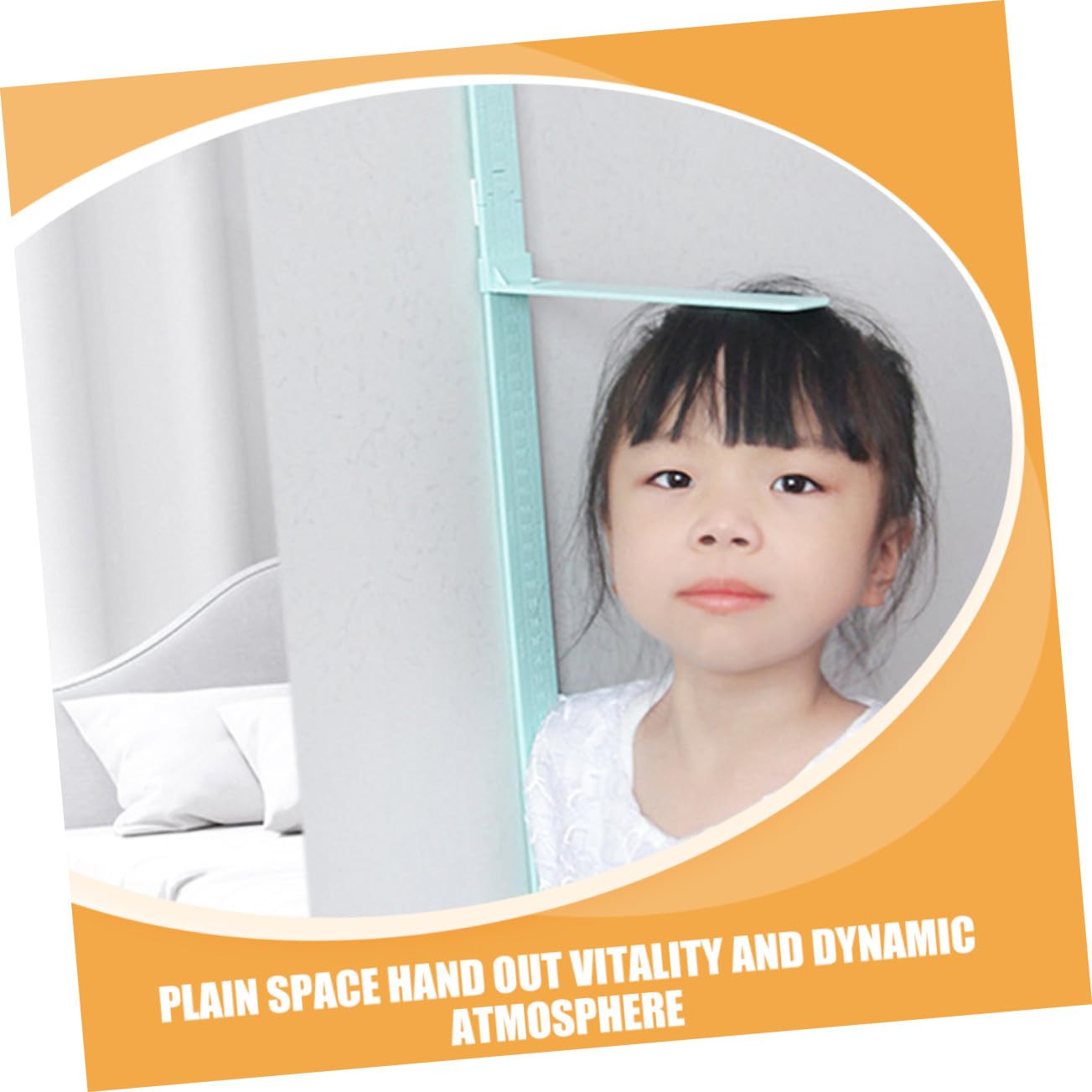 Hohopeti 2piezas Instrumento de Medición de Altura Gráfica de Crecimiento para Pared Infantil de Plástico Práctica Regla de Pared para Medir la Altura Casa